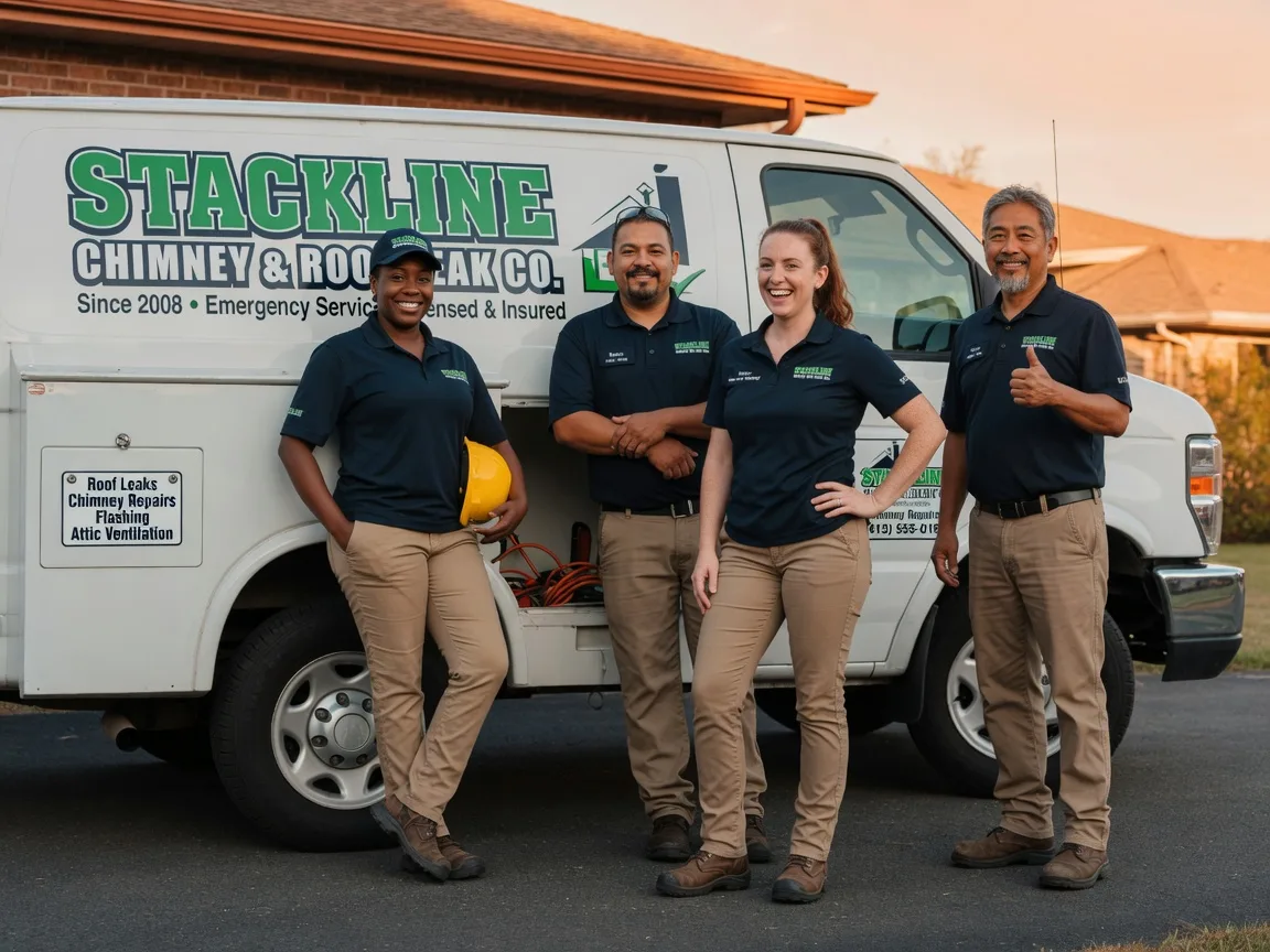Chimney flashing repair company in Atlas, MI